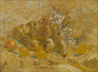 Quitten, Zitronen, Birnen und Trauben